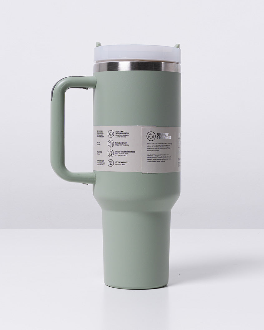 Stanley The FlowState Quencher H2.0 Tumbler 40 oz (1.18 L) Light Green