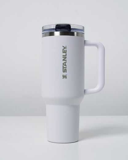 Stanley Quencher H2.0 Tumbler Side Clean 40 oz (1.18 L) White Color
