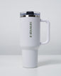 Stanley Quencher H2.0 Tumbler Side Clean 40 oz (1.18 L) White Color