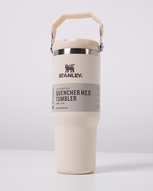 Stanley Quencher H2.0 Tumbler Handle On Top 40 oz (1.18 L) Cream Color