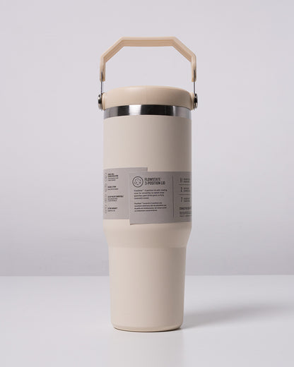 Stanley Quencher H2.0 Tumbler Handle On Top 40 oz (1.18 L) Cream Color