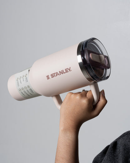 Stanley Quencher H2.0 Tumbler Side Handle 40 oz (1.18 L) Neutral Beige Color