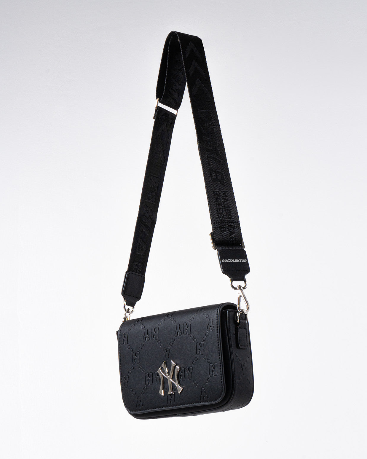 MLB Monogram Diamond Embo MIni Crossbody Bag New York Yankess