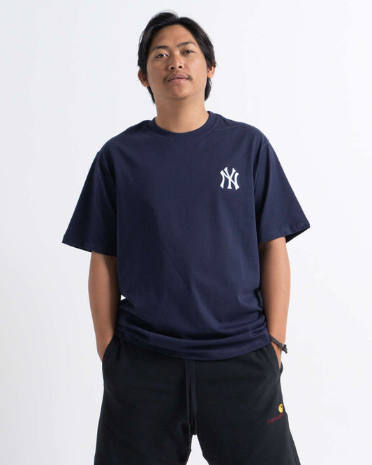 MLB Basic Monogram Back Logo T-shirt New York Yankees Navy