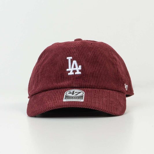 Topi Corduroy LA Baseball Maroon Korea MLB Major League Baseball Maroon