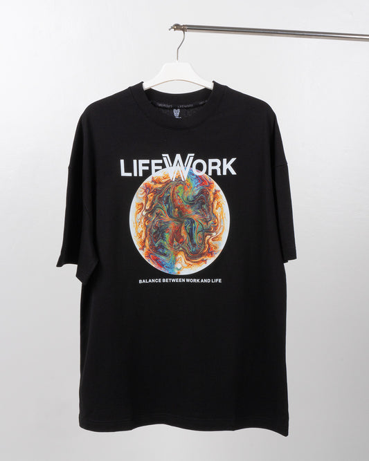 Lifework Planet Logo Short-Sleeved T-Shirt 631570092B