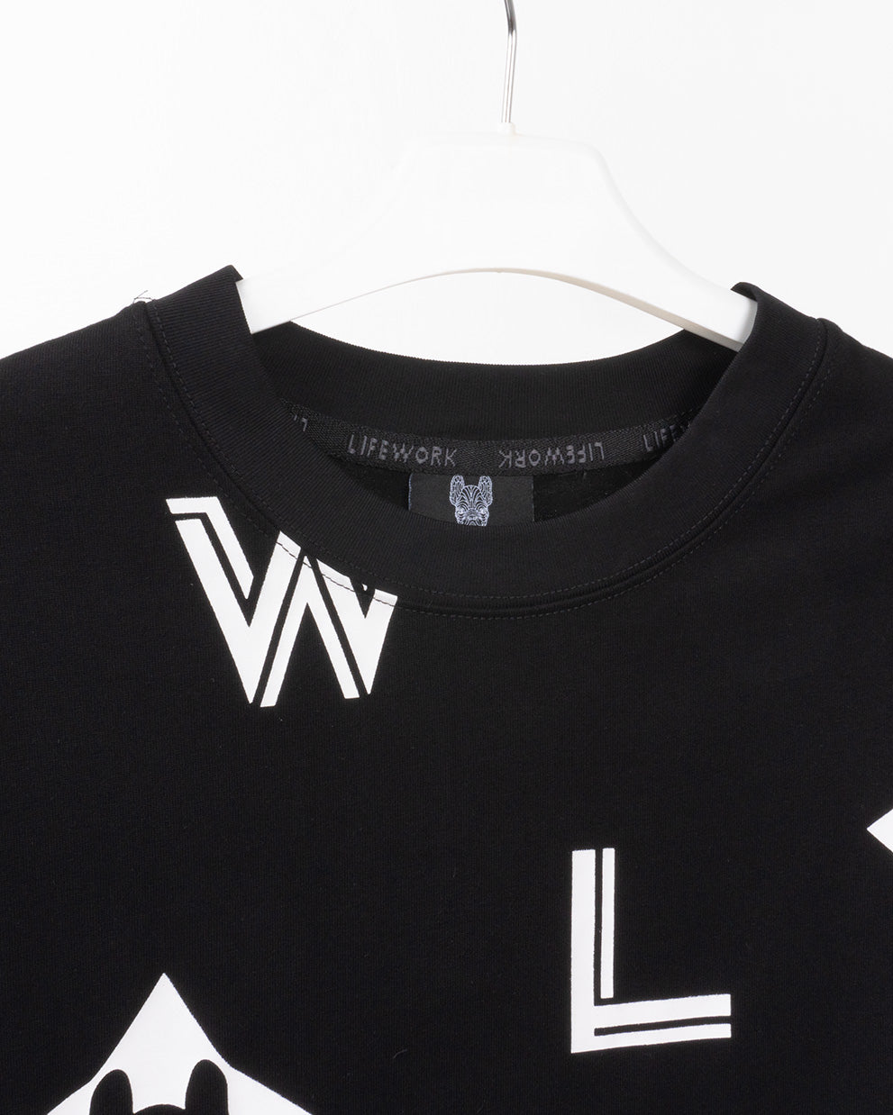 Lifework Korea Monogram Short Sleeved Tee Black 629690092B