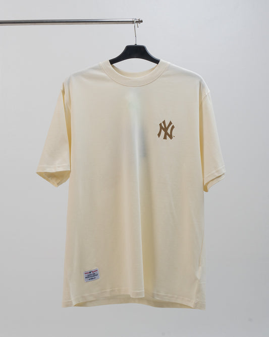 MLB New Yorks Yankees Big Logo Gold/White