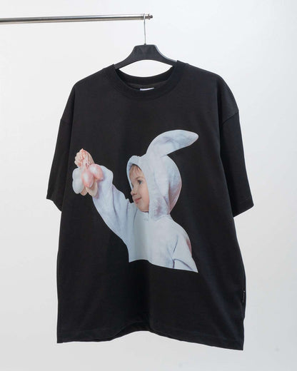 Kaos [Acme De La Vie] Adlv Acmedelavie T Shirt Black Rabbit 62698B