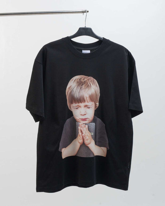 [Acme De La Vie] Adlv Baby Face Boy Pray Tee Black