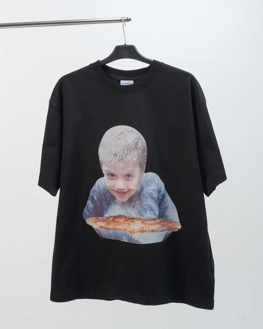 [Acme De La Vie] Adlv Baby Face Pie Boy Black Tee