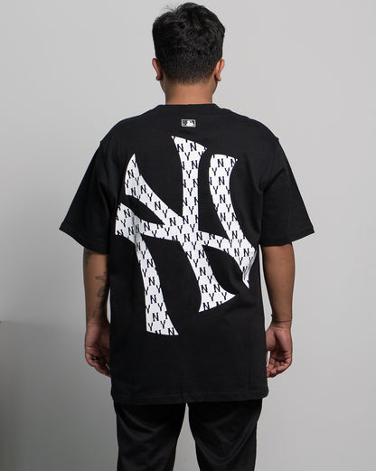 Baju Pria MLB Basic Monogram Back Logo T-shirt New York Yankees - 62823