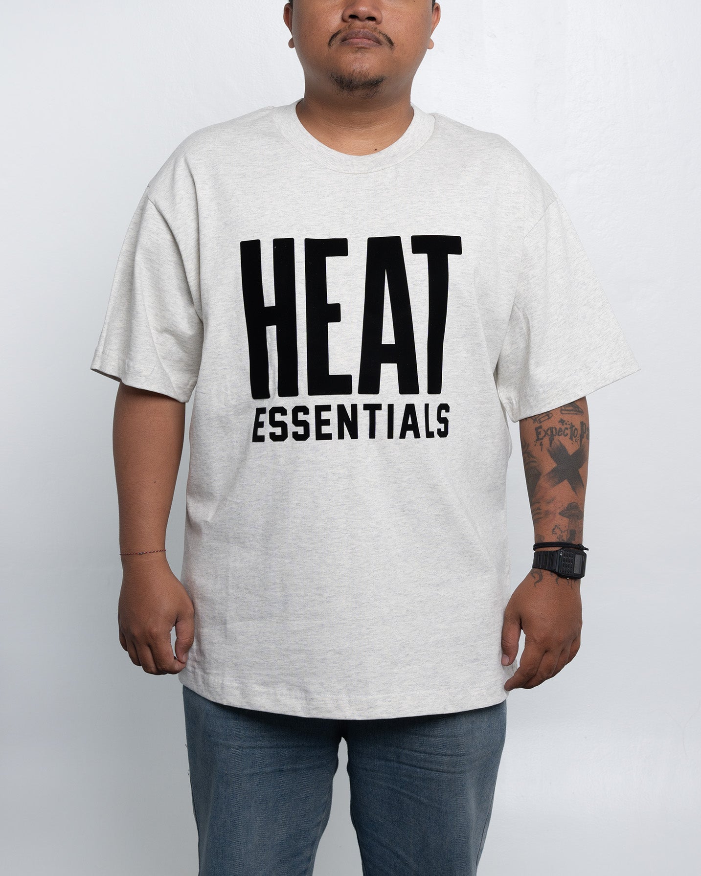 Kaos Fear of God Essentials NBA Heat Tee Light Heather