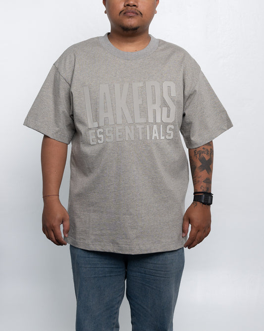 Kaos Fear of God Essentials NBA Lakers Tee Warm Heather