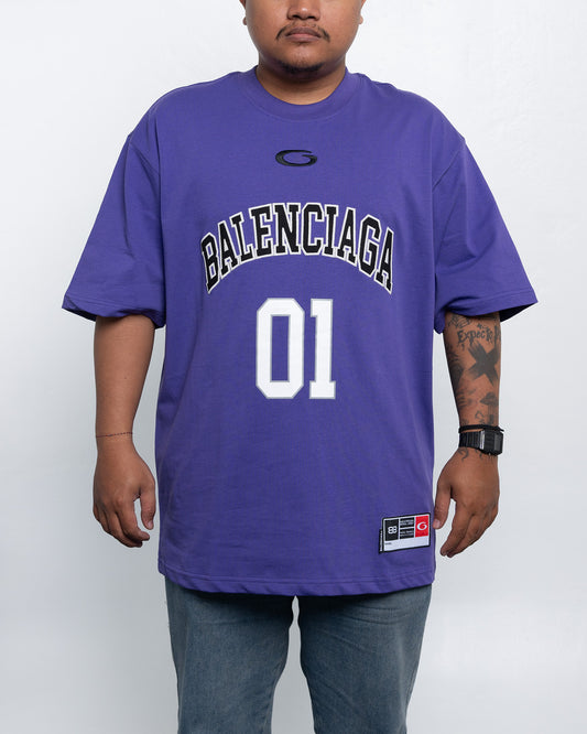 Kaos Balenciaga Basketball Series T-Shirt ‘Purple’
