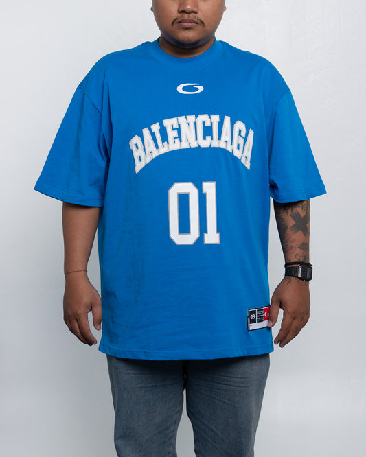 Kaos Balenciaga Basketball Series T-Shirt ‘Blue’