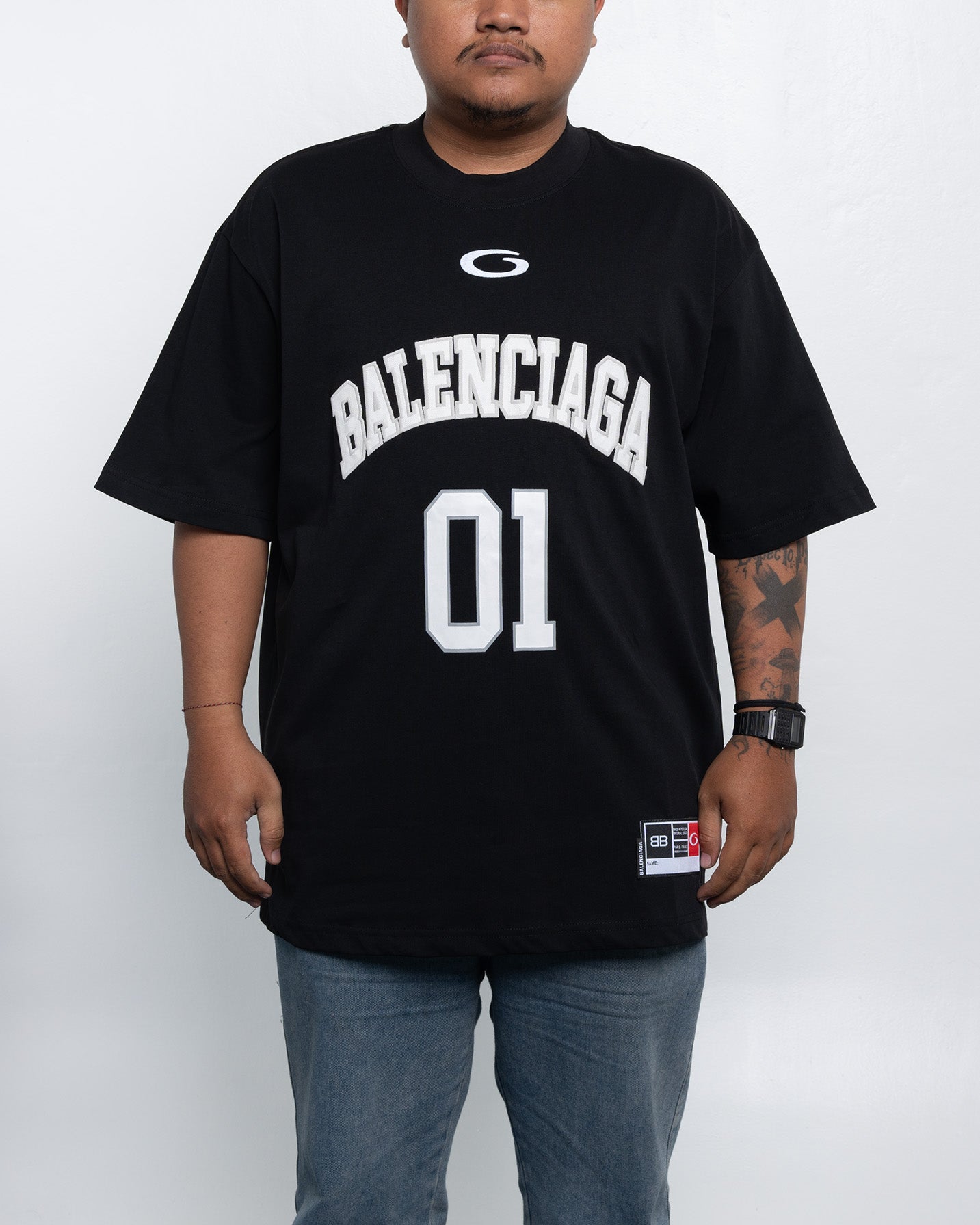 Kaos Balenciaga Basketball Series T-Shirt ‘Black’
