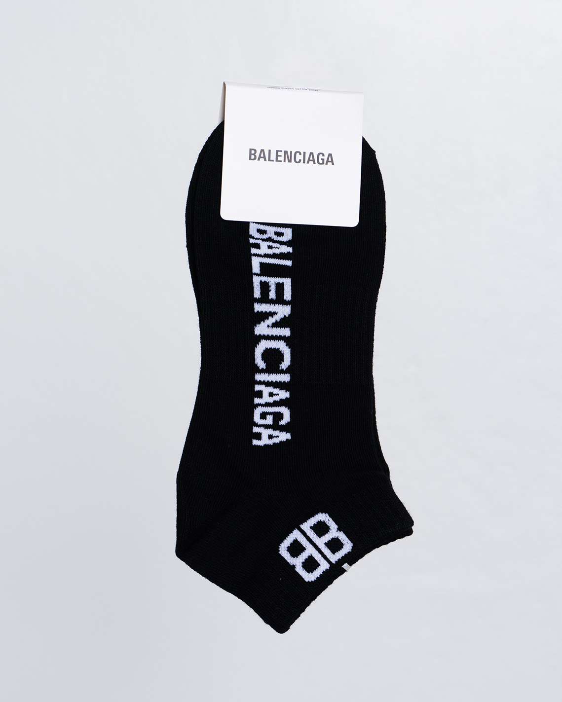 Kaos Kaki Balenciaga Short Sock Black