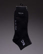 Kaos Kaki Lari On Mid Sock Black On Running Unisex Anti Bacterial