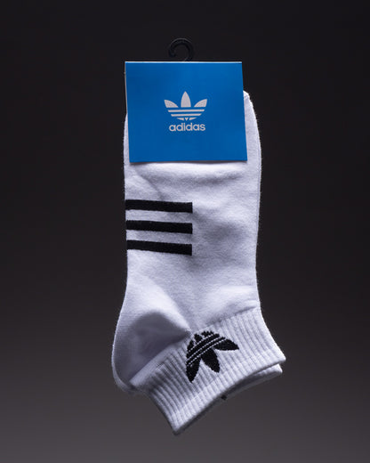 Adidas Short Sock White Running Nyaman & Anti-Slip