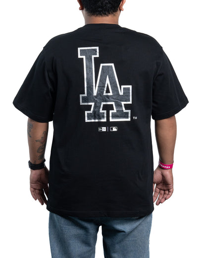 Kaos T-shirt MLB New Yorks Yankees Big Logo Black/Silver
