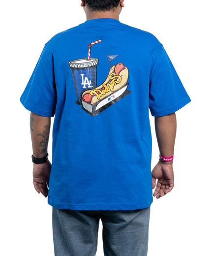 Kaos T-Shirt New Era Los Angeles Dodgers 7th Inning Stretcher Blue