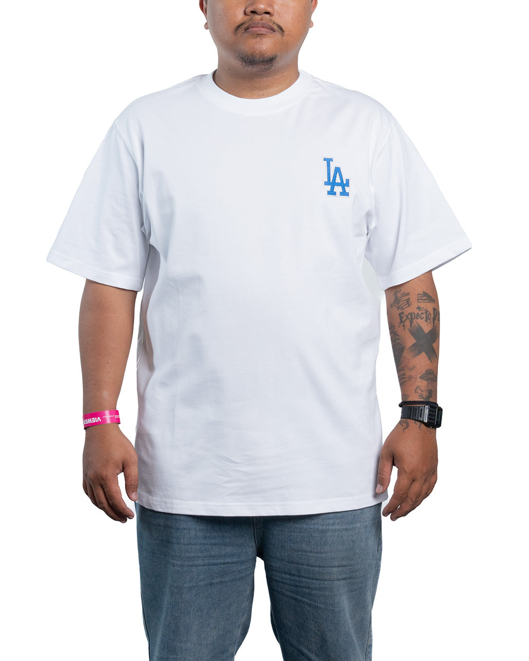 Kaos T-Shirt Classic Monogram Big Lux Los Angeles Dodgers