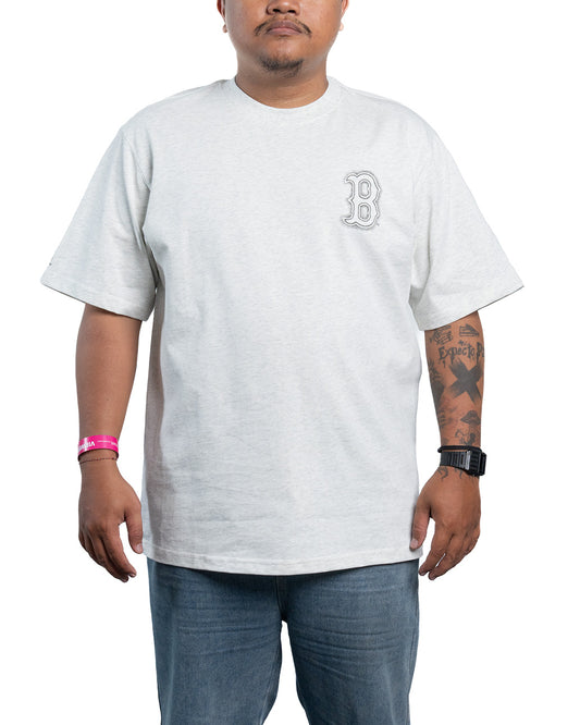 Kaos T-Shirt Basic Mega Logo Oversized-Fit Boston Red Sox