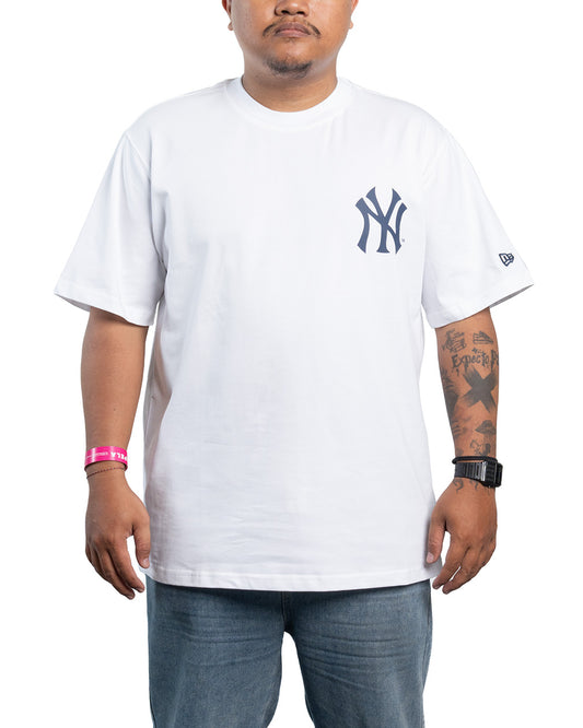 Kaos T-Shirt Mlb New Era NY Yankees Printed White