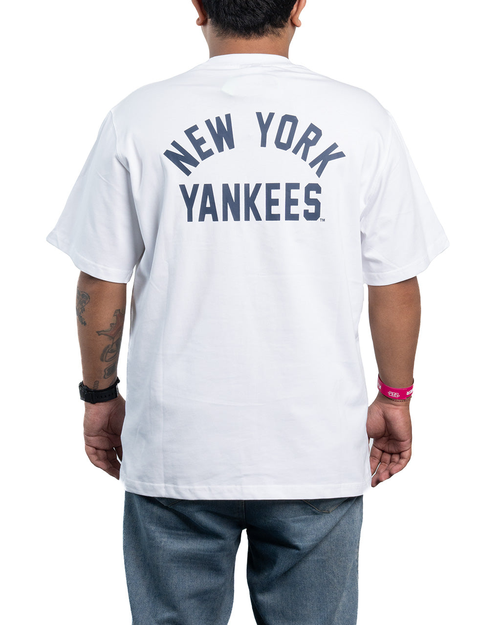 Kaos T-Shirt Mlb New Era NY Yankees Printed White