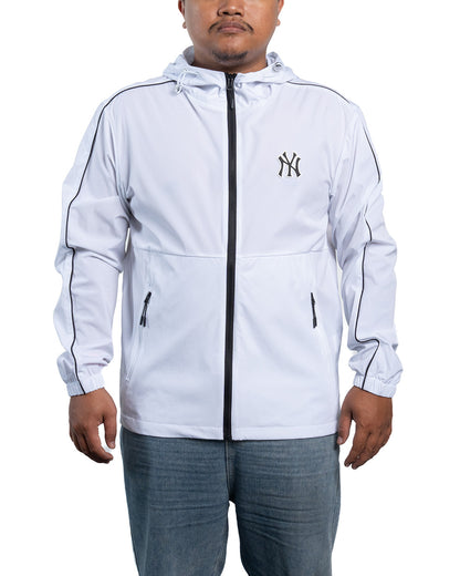 T-shirt Sportive Varsity Piping Windbreaker New York Yankees White