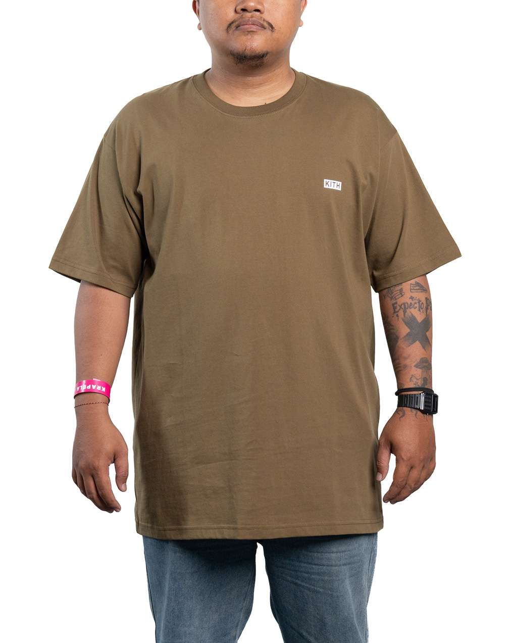 Kith LAX Tee Green Army