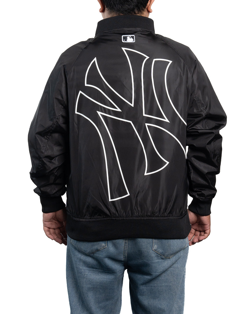 Bomber Jacket MLB - Basic Padded Mega Logo Black