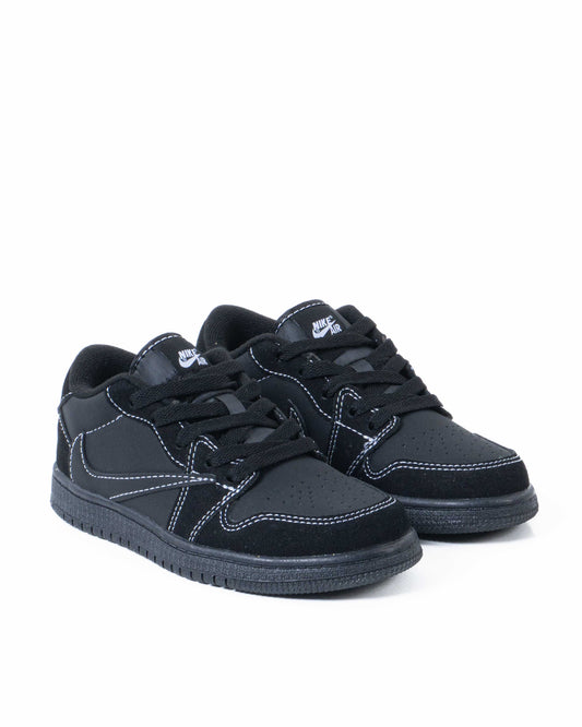 Sepatu Anak Jordan Kids x Travis Scott Black/Phantom Ale Brown Racer Blue Team Orange 14222