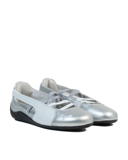Sepatu Sneakers Wanita Casual Speedcat Ballet Silver (RESTOCK)