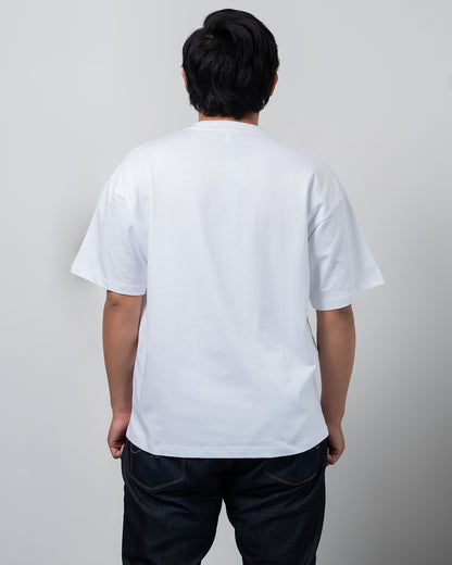 Baju Y-3 Graphic Chest Logo Print T-Shirt White 63052