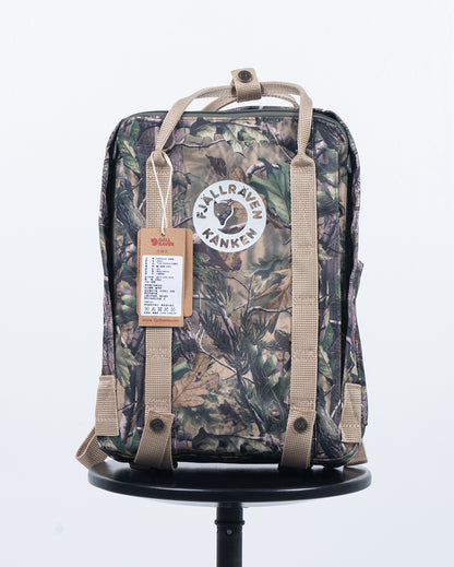 Fjallraven Kanken Backpack Green Print [M] - 40096