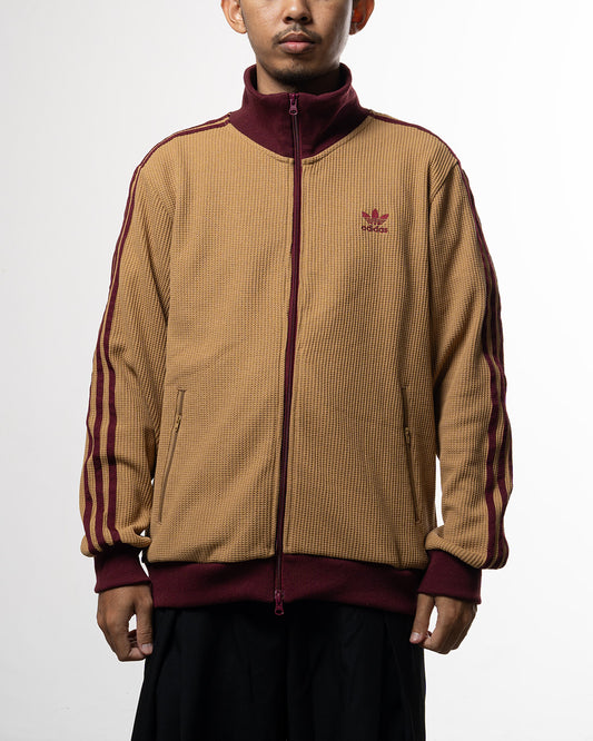 Adidas Knit Track Top Brown
