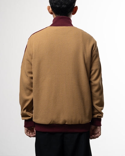 Adidas Knit Track Top Brown