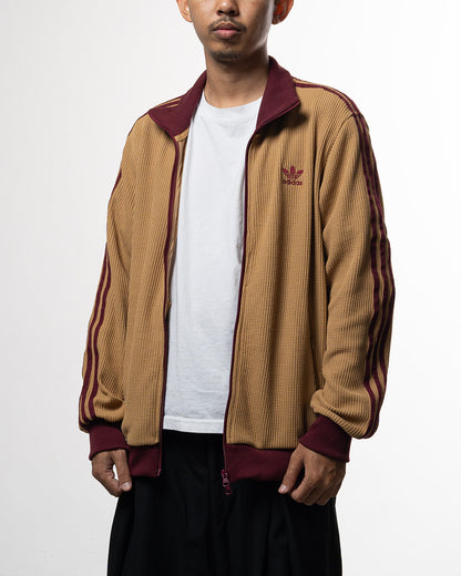 Adidas Knit Track Top Brown