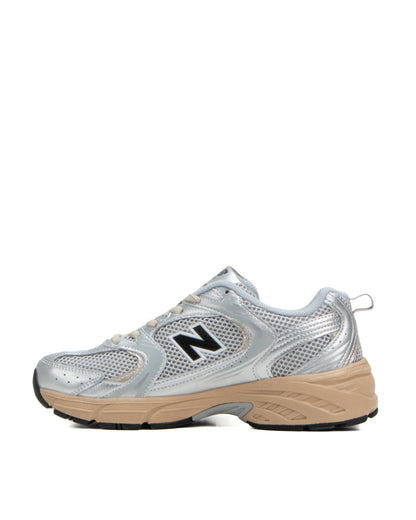 Sepatu New Balance 530 'White Silver Metallic' MR530VS