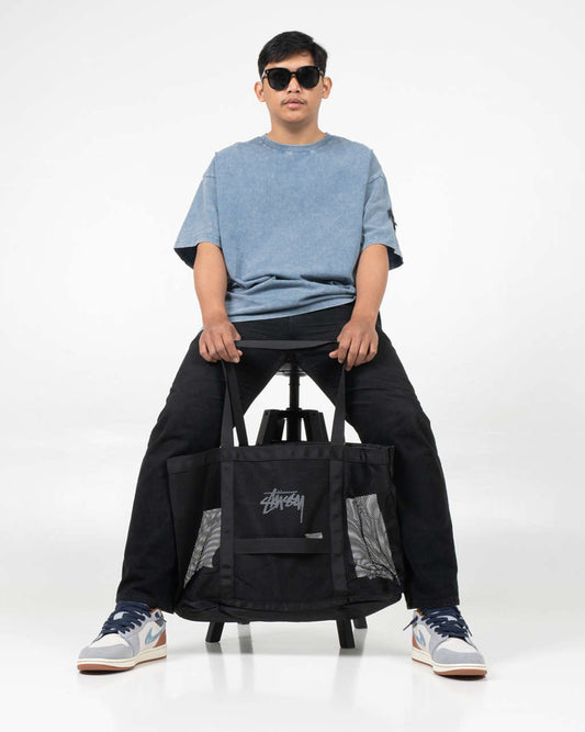 Stussy Stock Mesh Tote Bag