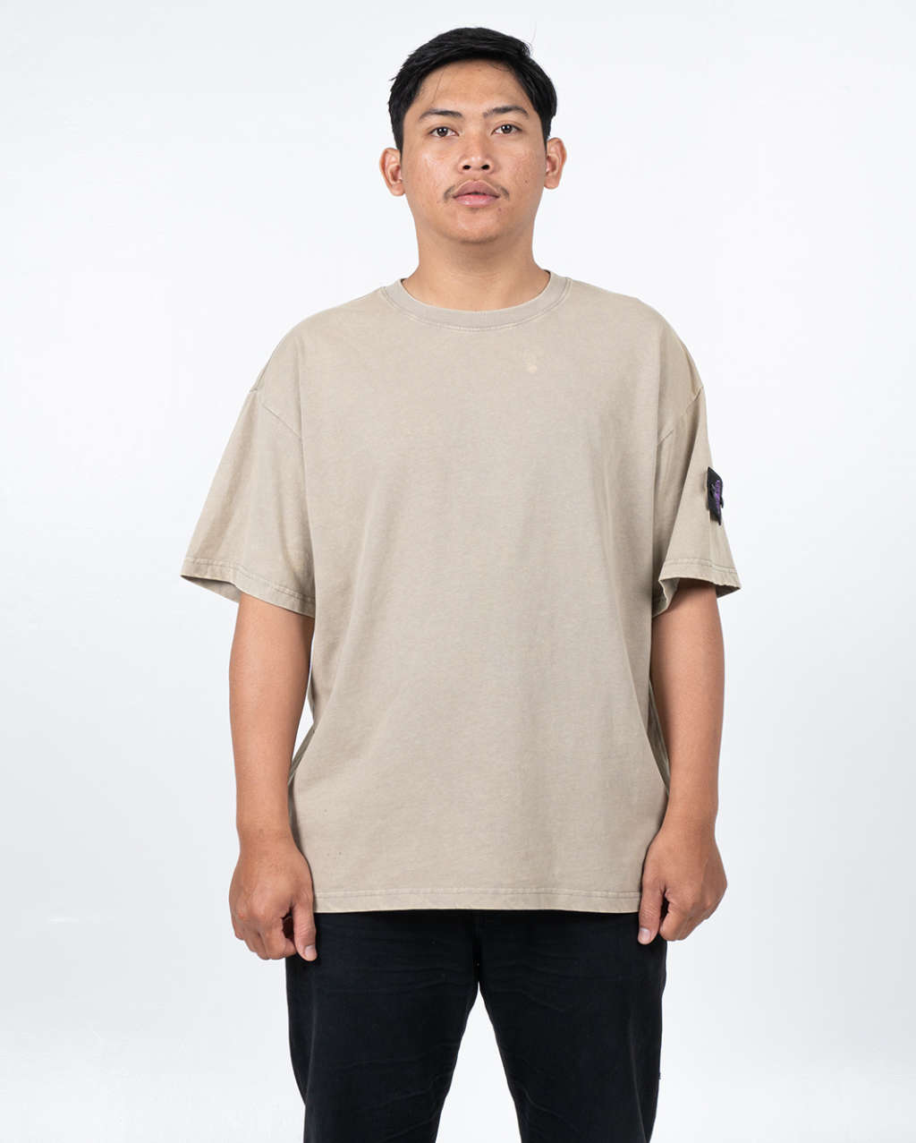 Stone Island Short Sleeve T-shirts Beige