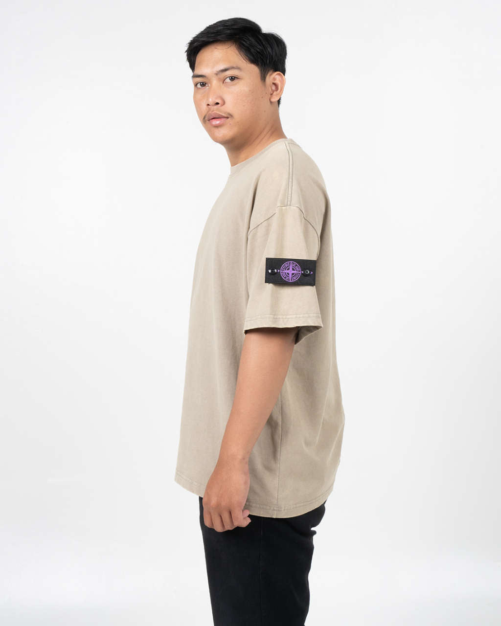 Stone Island Short Sleeve T-shirts Beige