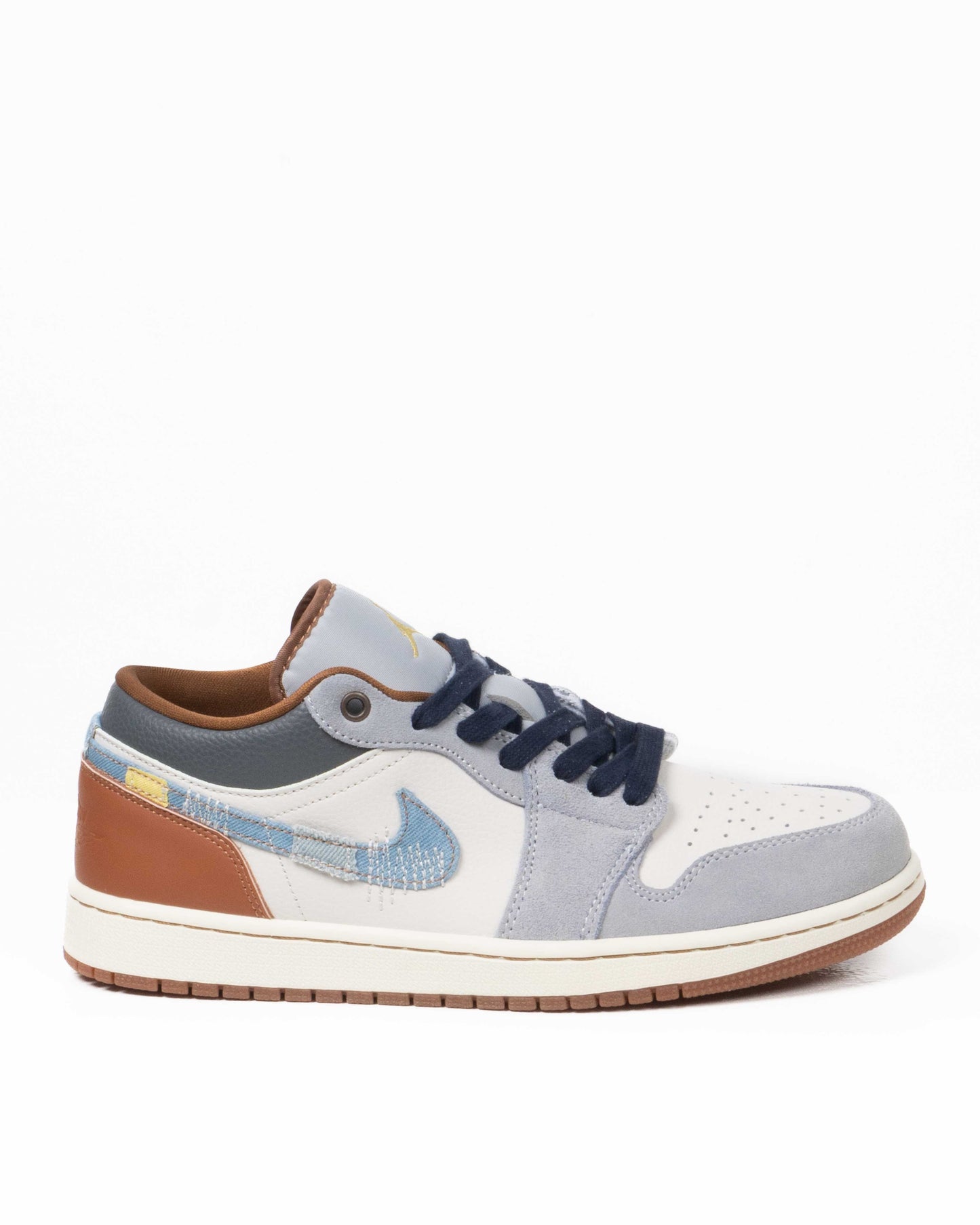 Air Jordan 1 Low SE Phantom/Coconut Milk/Amber Brown/Star Blue