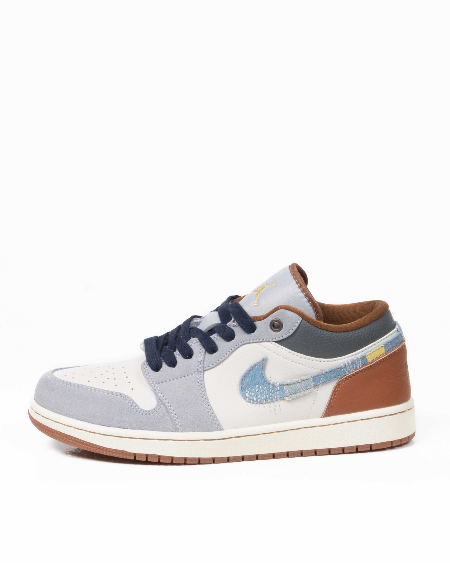 Air Jordan 1 Low SE Phantom/Coconut Milk/Amber Brown/Star Blue