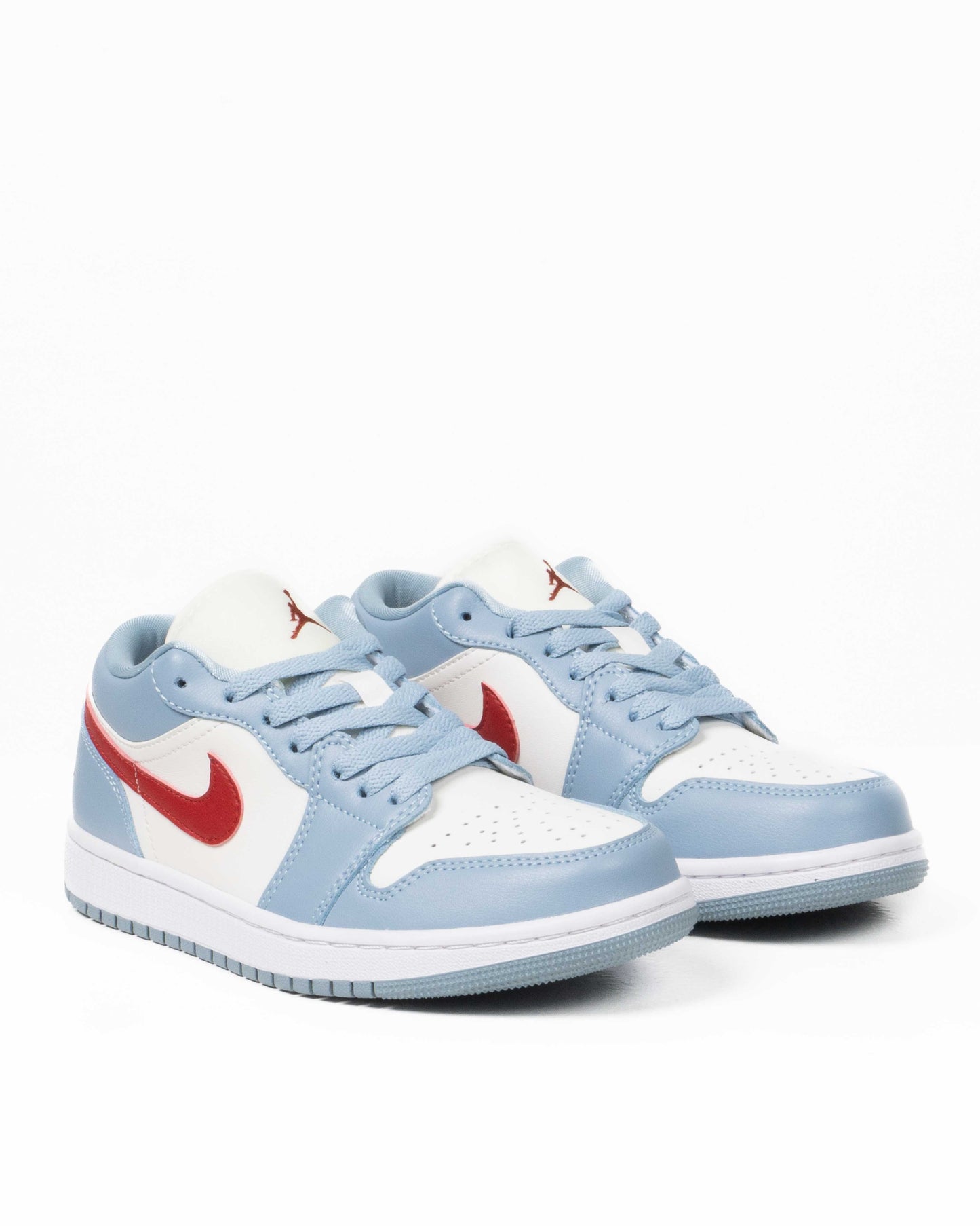 Air Jordan 1 Low Sail/Blue Grey/White/Dune Red