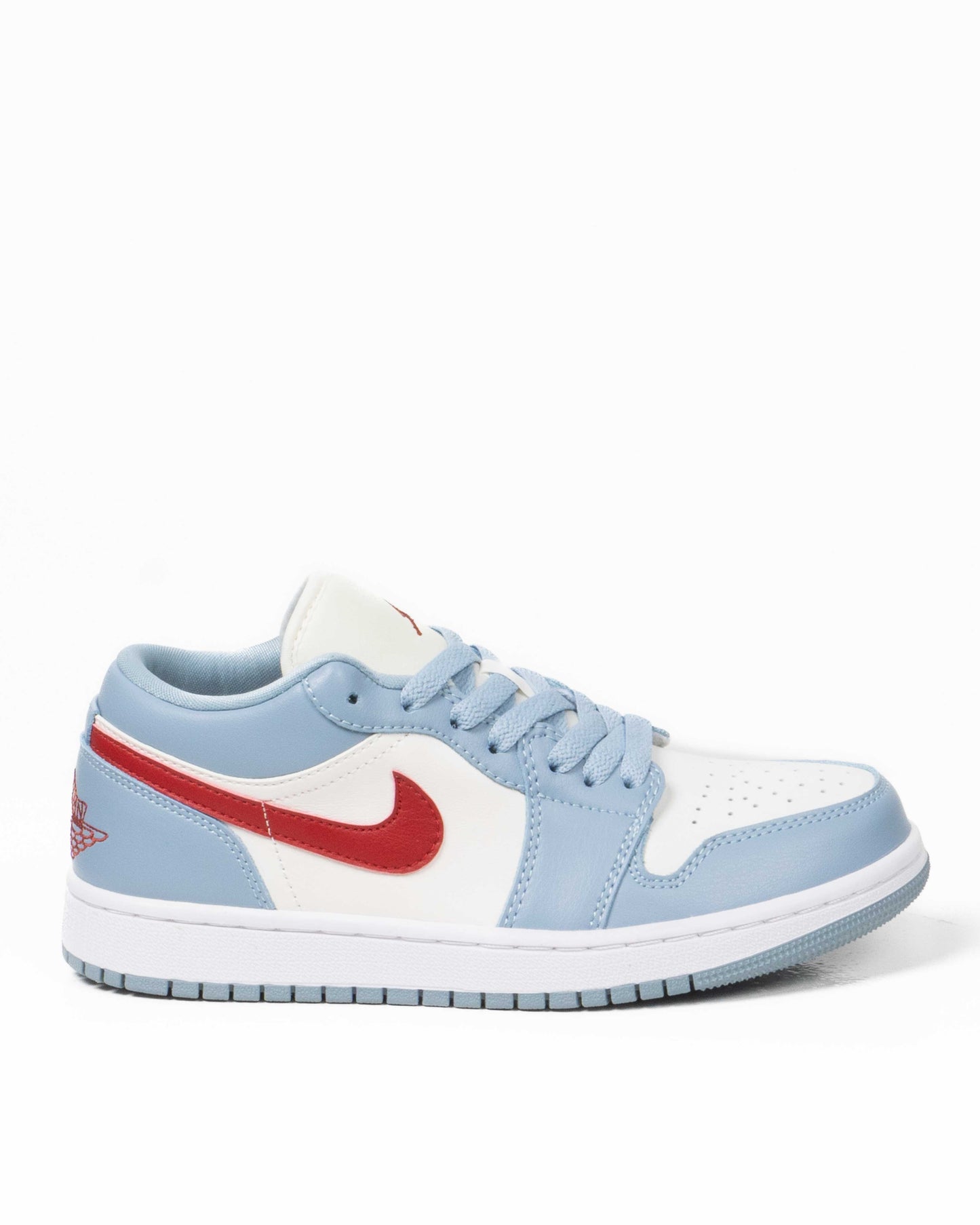 Air Jordan 1 Low Sail/Blue Grey/White/Dune Red