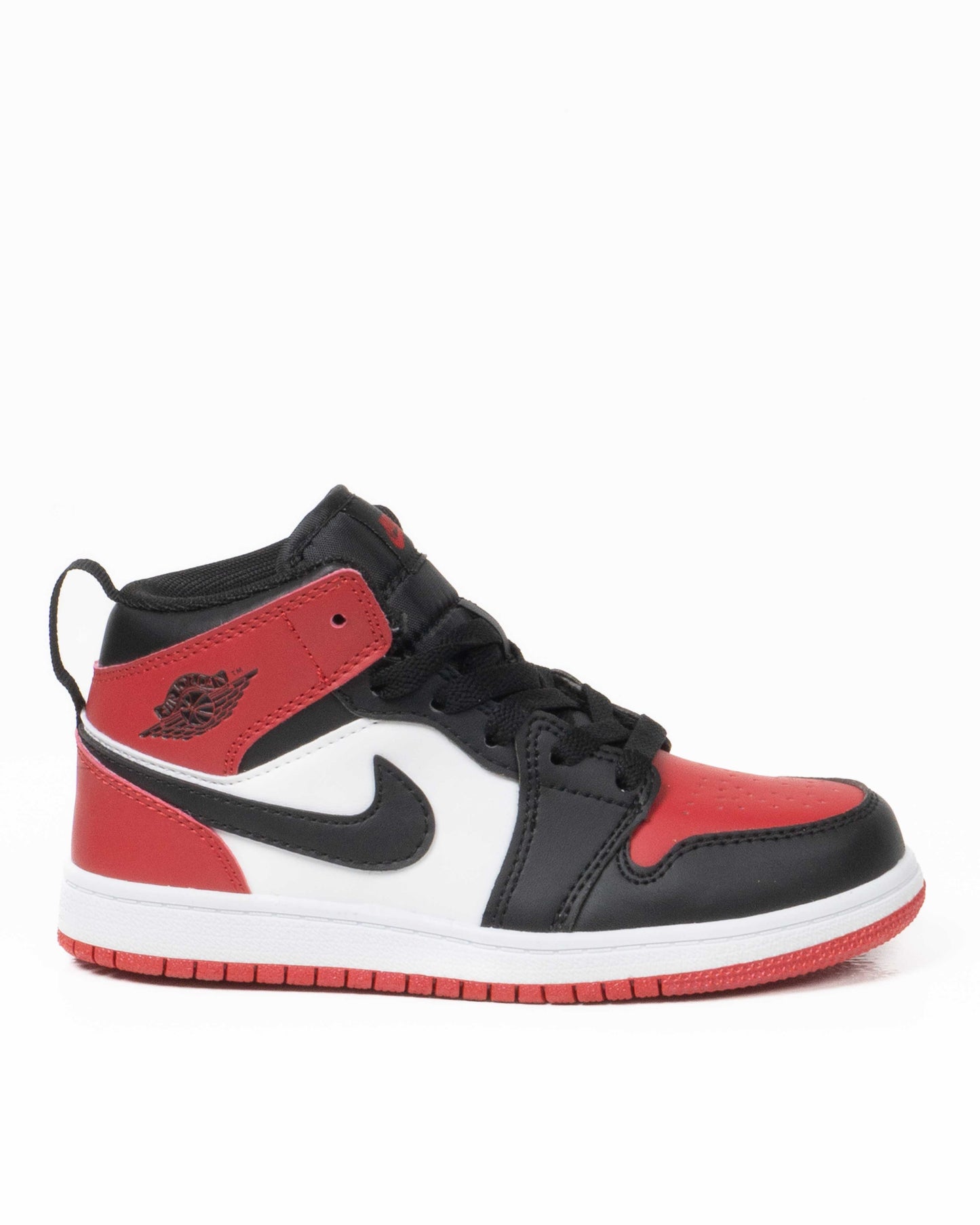 Jordan 1 Kids Hi Black/red/White