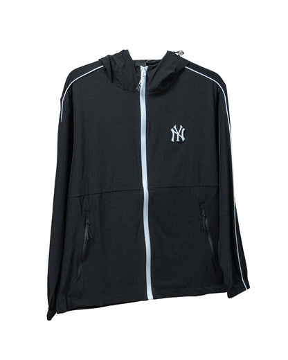 Mlb Sportive Varsity Piping Windbreaker New York Yankees Black